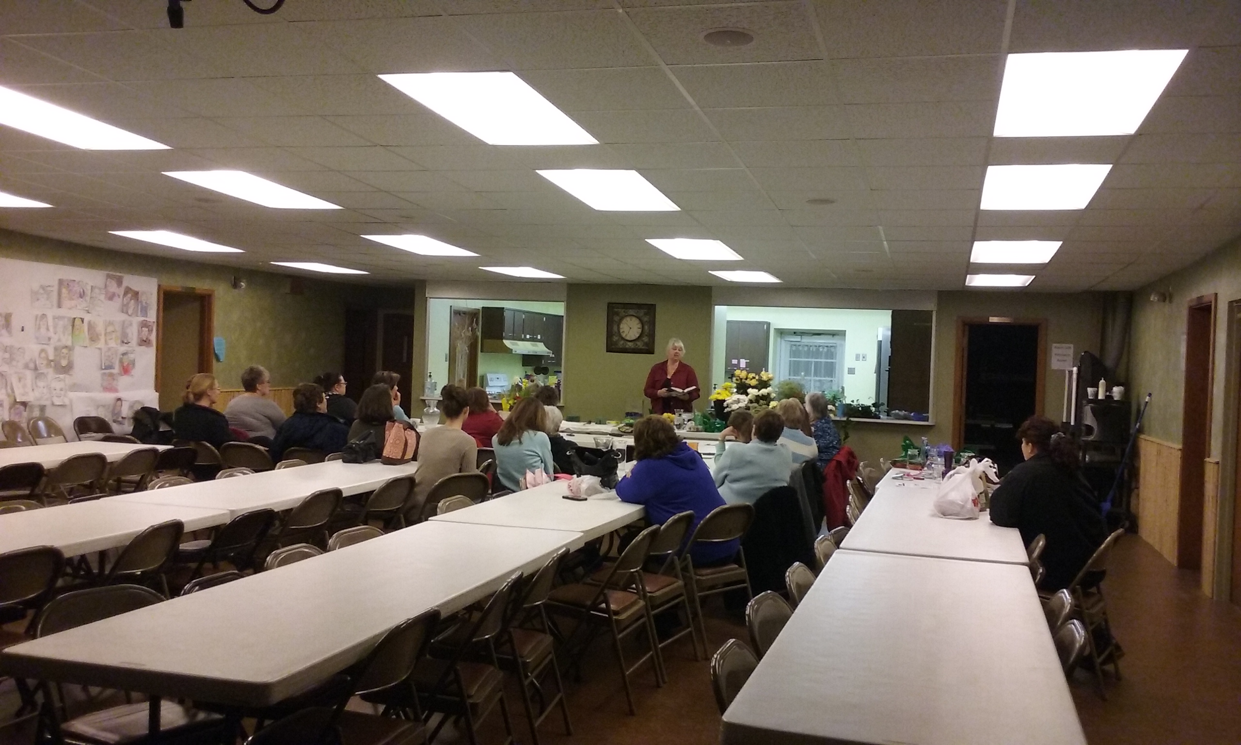 2016-02-19 Inspired Sisters Women's Ministry of Zions Church - Be Social Let's Make Flower Arrangements