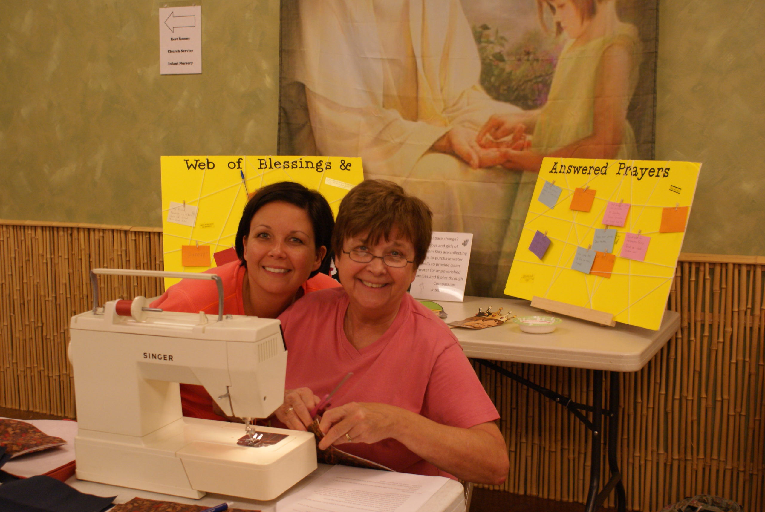 2016-11-18 Inspired Sisters Women's Ministry of Zions Church - Be Social Let's Make Yet Another Canvas Tote